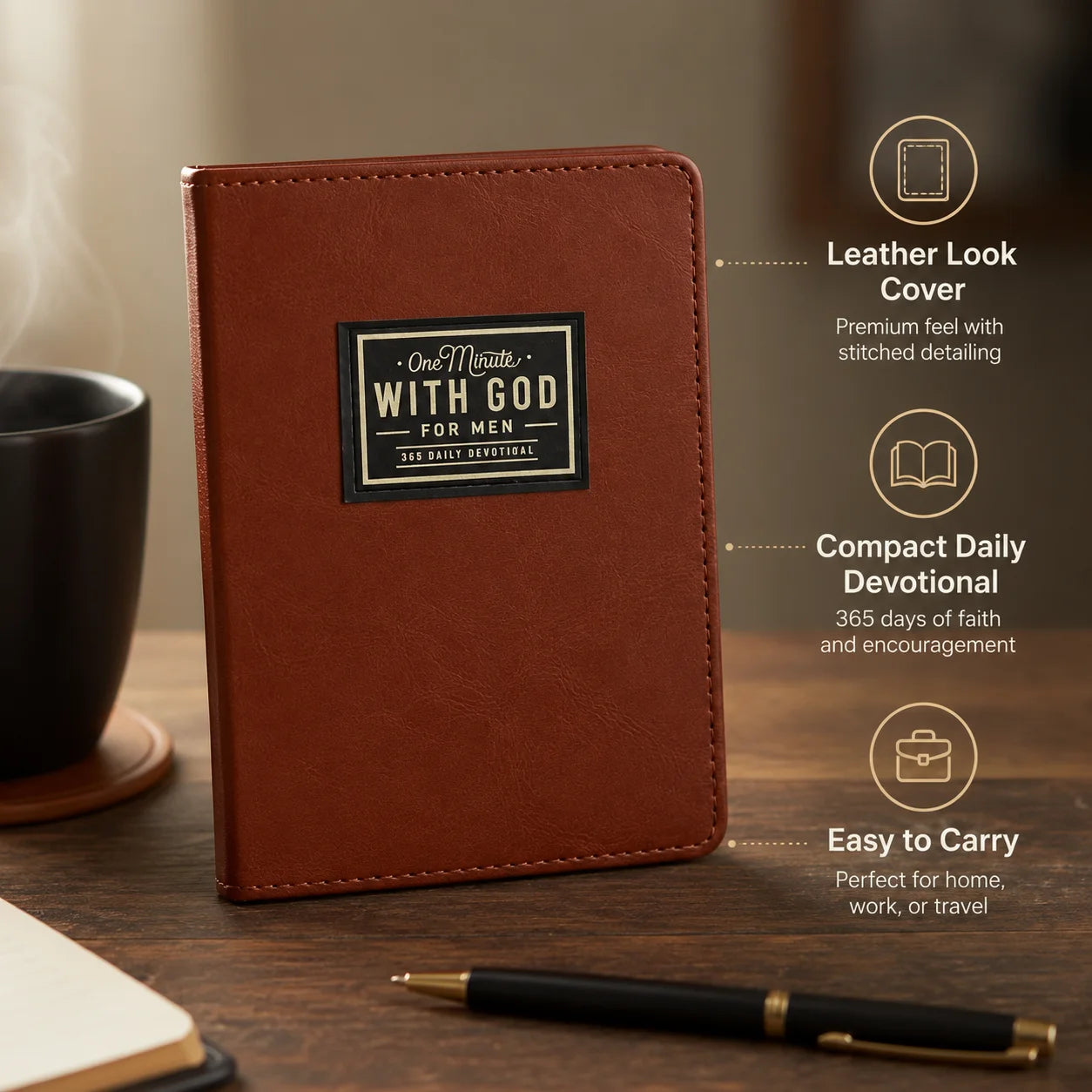 One Minute with God for Men: 365-Day Devotional Journal