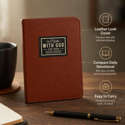 One Minute with God for Men: 365-Day Devotional Journal